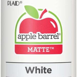 Apple Barrel Acrylic Paint in Assorted Colors (2 Ounce), 20503 White