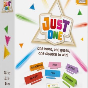 Asmodee Just One Party Game (2025 Refresh) - Cooperative Mystery Word Guessing Fun for Family & Friends, Kids & Adults, Ages 8+, 3-7 Players, 15 Minute Playtime